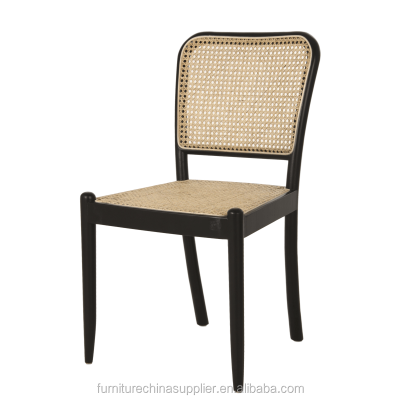 Hot Sale Restaurant Wood Chair Rattan Chair For Dining Room