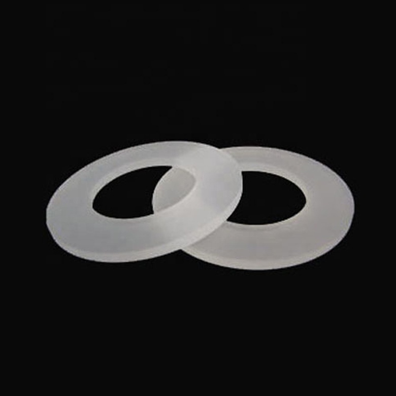 Custom Round Flat Silicone Rubber Lock and Lock Gasket