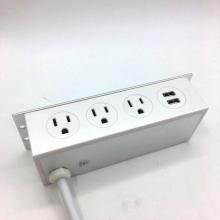 Under desk USB ports power strip