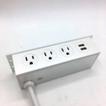 Under desk USB ports power strip