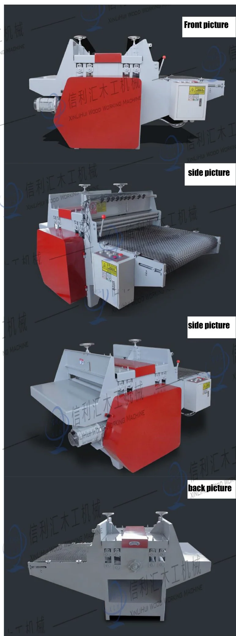 Easy Operate Mj Multiple Blade Rip Saw Buzzsaw for Planks Cutting Machine to Cut Solid Wood. Wood Machine