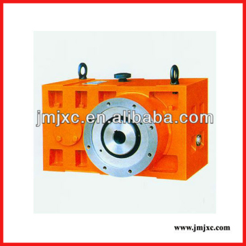 Single plastic screw extruder gear box