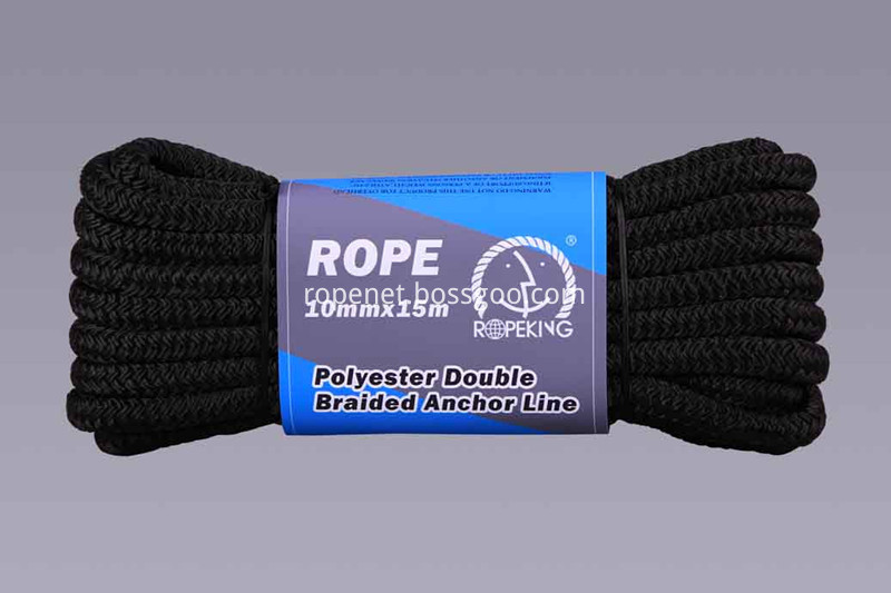 Polyester double braid rope