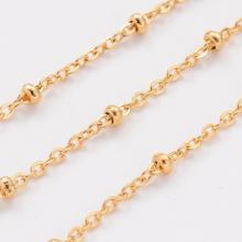 PandaHall 2mm 304 Stainless Steel Rondelle Beads and Cross Chains: Jewelry Making Supplies