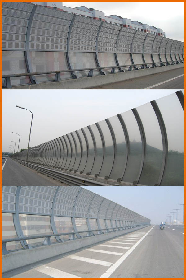 Highway metal soundproof wall,noiseproof screen