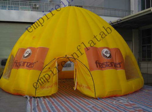 Large Inflatable Tent for Party, Yellow Inflatable Dome Tent Used for Event