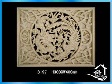 Amazing carved decorative panel