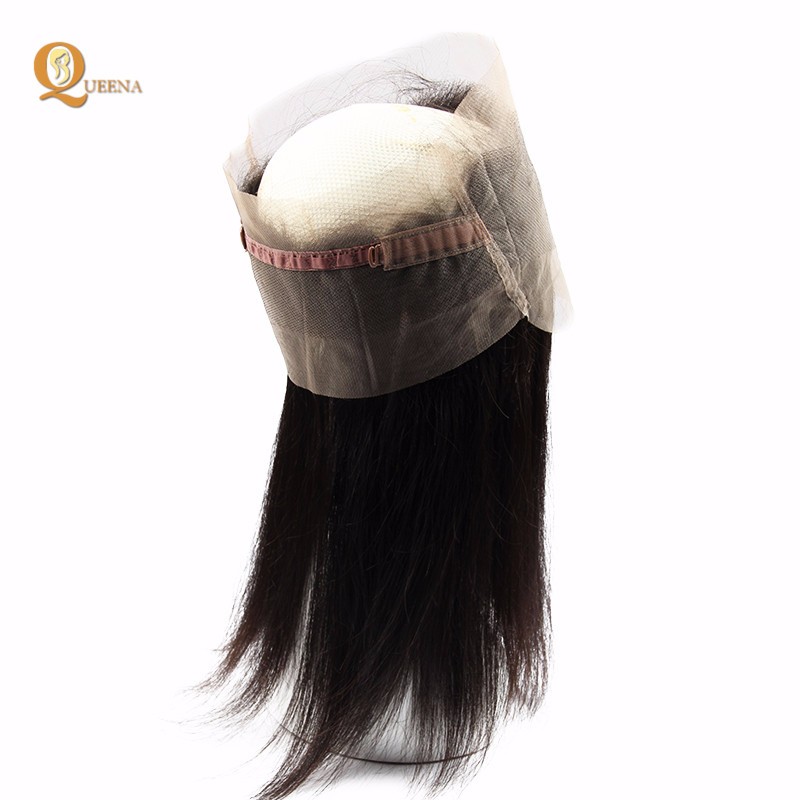 Straight Human Hair 360 Lace Frontal Vendor Distributors Brazilian Hair 360 Lace Frontal Closure