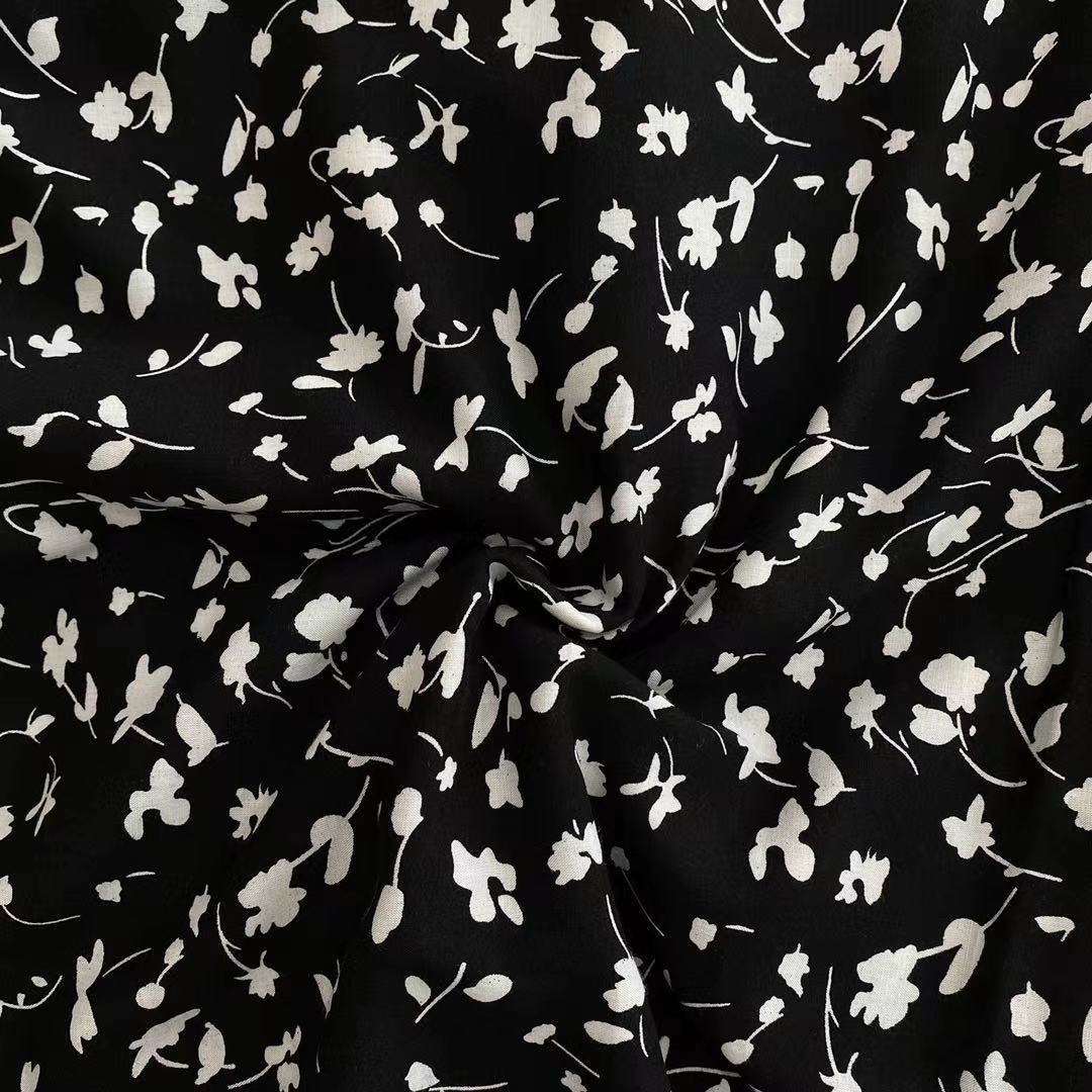ISP Textile Herstellung Heißer Verkauf gedruckter Viskose Rayon Challis Stoff