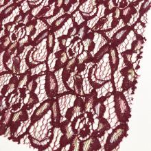 Red Wine Lace Knietting Fabrc