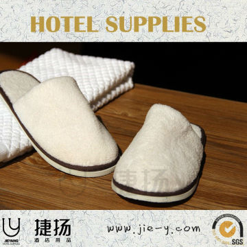 Velour good quality disposable hotel slipper non-woven hotel slipper luxury hotel slipper disposable hotel slipper