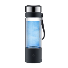 Portable Electrolytic Hydrogen Water Generator Bottle - 400ml Capacity, Rechargeable