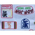 omenala 3d baajị logo okpomọkụ nyefe embroidery patch
