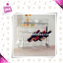 Kitchen cabinet plate rack