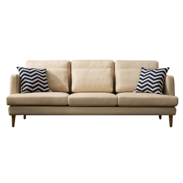 Fabric Upholstered Chaise Lounge Couches Sectional Sofa