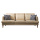 Stoff Gepolsterte Chaise Lounge Couches Sektionale Sofa