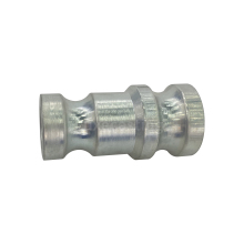 Luxe Mortar Carbon Steel Double Male Adapter Hose Coupling