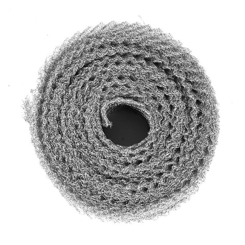 SS 316 knitted wire mesh tube/stainless steel gas-liquid separate filter/knitted wire mesh filter