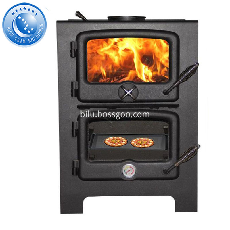 Direct Vent Wood Heating Kitchen Stove