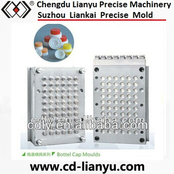 Multi-Cavitites Plastic Cap Mould Closure Mold