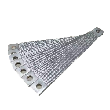 Ground strip tinned copper braided sleeve