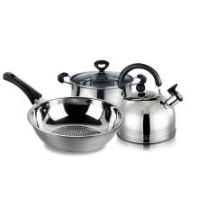 4 Pieces Stainless Steel Cookware Set