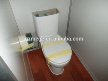 Portable removable container bathroom