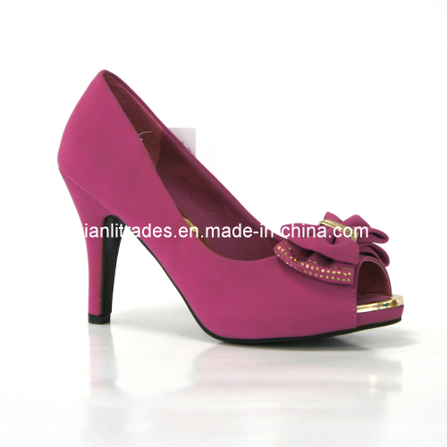 New Fashion High Heel Ladies Peep Toe Pumps Shoes (TH38)