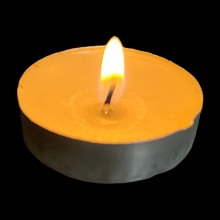 OEM ALUMINUM CUP TEA LIGHT CANDLE WHITE CANDLES