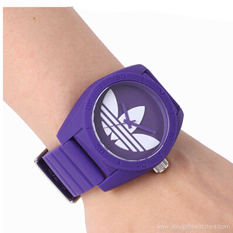 Student Colorful Quartz Silicone Watch