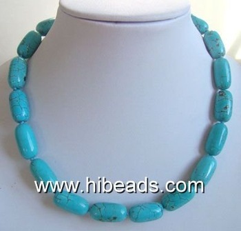 natural column turquoise jewelry TQN0029