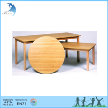 Promotional preschool round montessori wooden classroom table