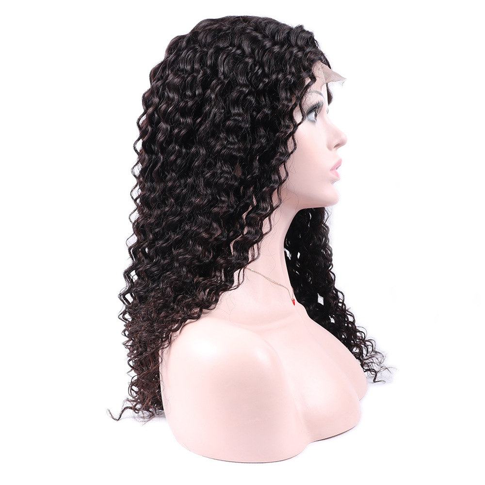 Eli Deep wave lace front human hair wig cuticle aligned wig for women Pre Plucked Hairline