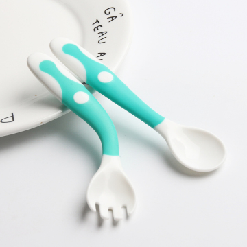 Wholesale Non-toxic Personalized PP Bendable Baby Spoon