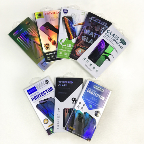 Phone Screen Protector Tempered Glass Film Packaging Box