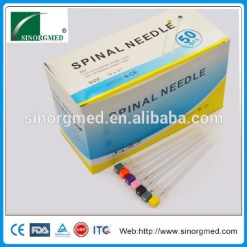 Sterile Disposable Spinal Anesthesia Needle