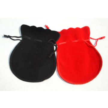 Customized velvet drawstring jewelry pouch