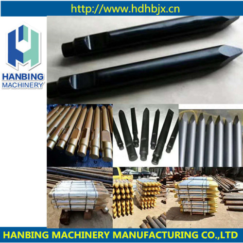 Hydraulic Breaker Steel Chisel for Hydraulic Breakers