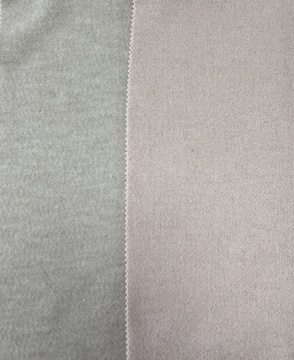 Knitted wool touch TR brushed suiting fabric