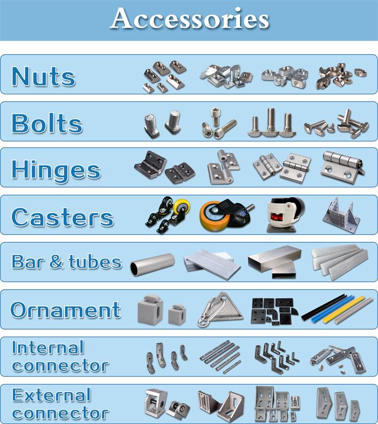 Various models heavy duty Plastic Standard Hinge for aluminium t slot accessories