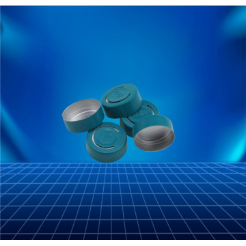 green tear-off cap for contact lenses