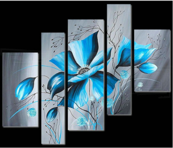 new fashion modern simple handmade nice abstract pattern home decorated group oil painting