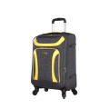 business soft polyester expandable trolley luggage