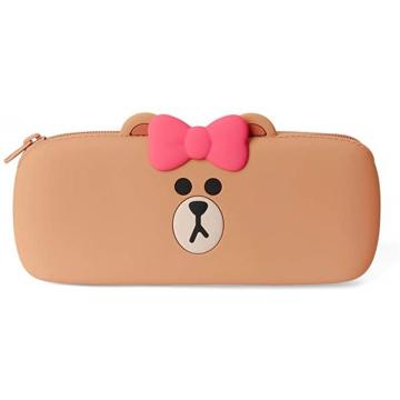 Choco-karakter Leuke Silicone Pencil Case Pouch Bag