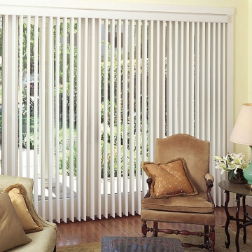 Vertical blinds fix cordless for french door