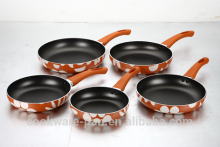 Famous press non stick round fry pan set / aluminum frying pan sets
