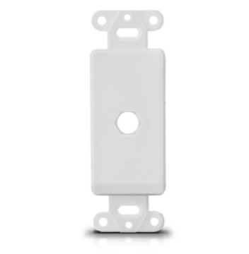 faceplate network face plate insert white/ivory single hole for gameboy micro faceplate