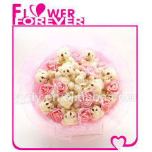 Teddy Bear and Flower Souvenir Items