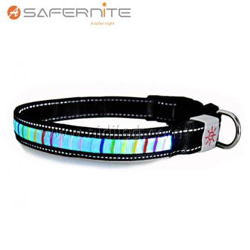 Anti-Lost Led Light-Up Nylon Dog Collar