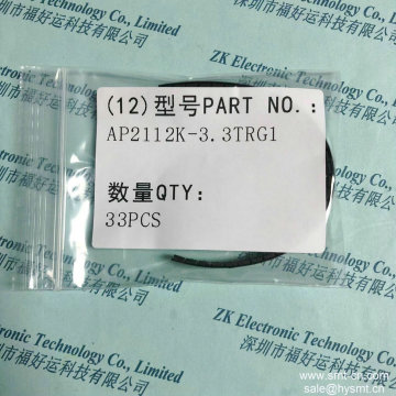 AP2112K-3.3TRG1 CI REG LINEAR 3.3V 600MA SOT2 DIODES INCORPORATED package SOT23-5